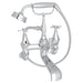Perrin & Rowe U.3111 Deco Exposed Wall Mount Tub Filler