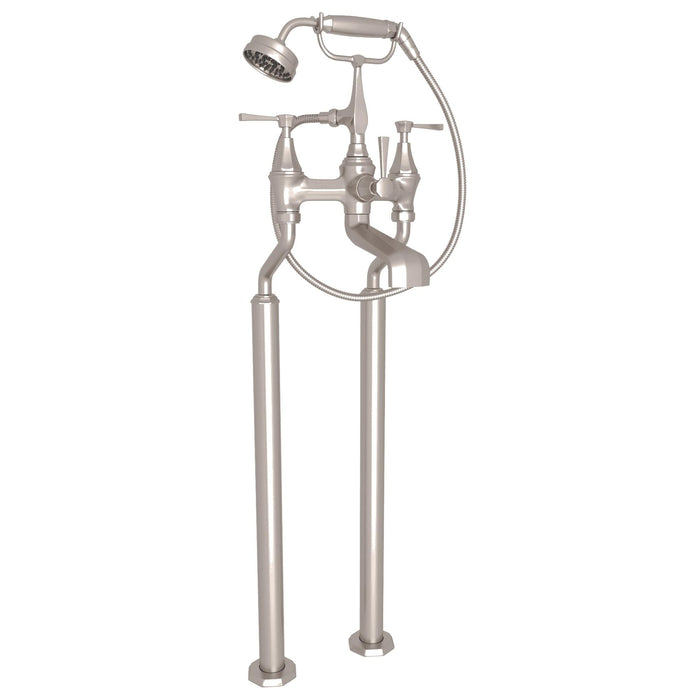 Perrin & Rowe U.3120 Deco Floor Mount Tub Filler