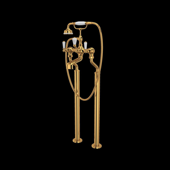 Perrin & Rowe U.3520 Edwardian Floor Mount Tub Filler