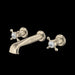 Perrin & Rowe U.3561 Edwardian Wall Mount Lavatory Faucet With U-Spout