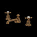 Perrin & Rowe U.3706 Edwardian Widespread Lavatory Faucet With Low Spout