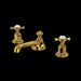 Perrin & Rowe U.3706 Edwardian Widespread Lavatory Faucet With Low Spout