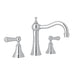 Perrin & Rowe U.3723 Georgian Era Widespread Lavatory Faucet With Column Spout