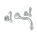 Perrin & Rowe U.3793 Georgian Era Wall Mount Lavatory Faucet
