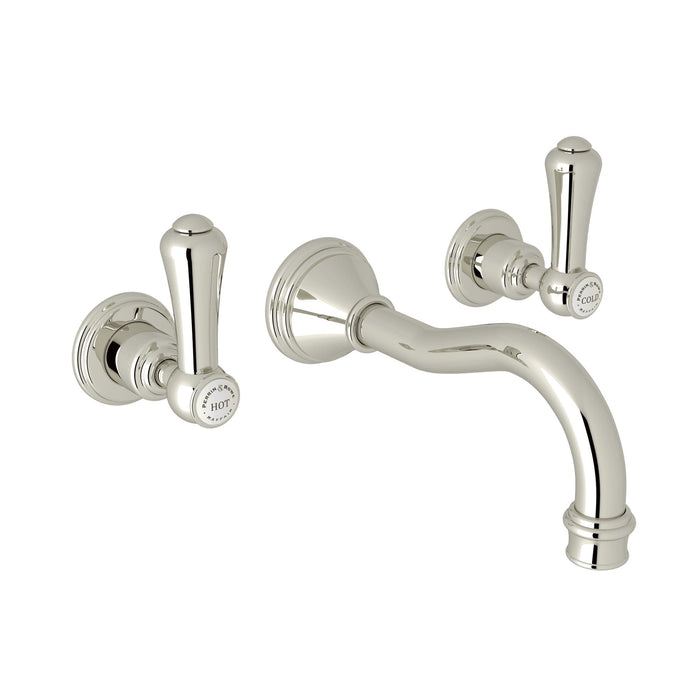 Perrin & Rowe U.3793 Georgian Era Wall Mount Lavatory Faucet