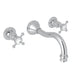 Perrin & Rowe U.3794 Georgian Era Wall Mount Lavatory Faucet