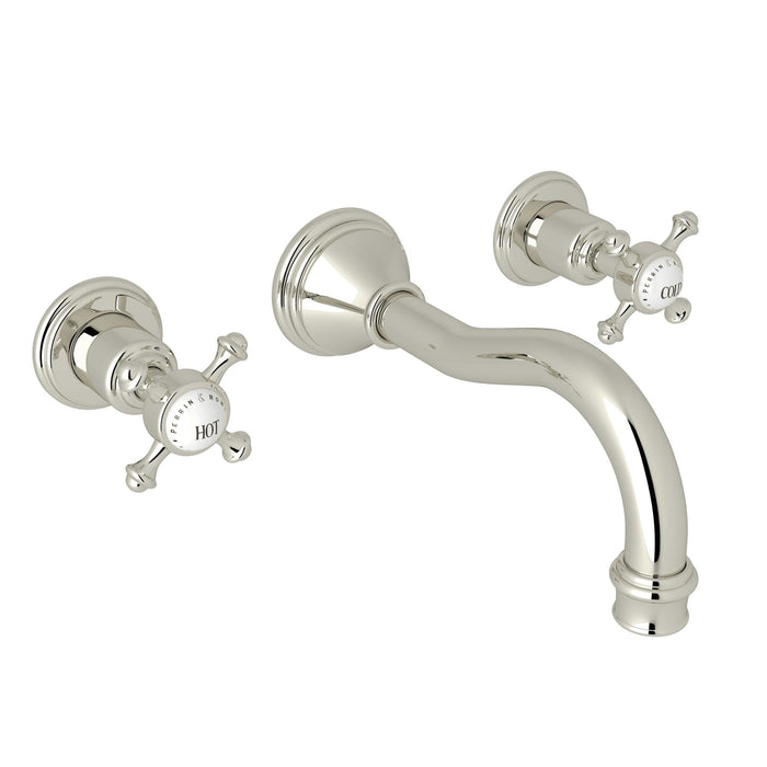 Perrin & Rowe U.3794 Georgian Era Wall Mount Lavatory Faucet
