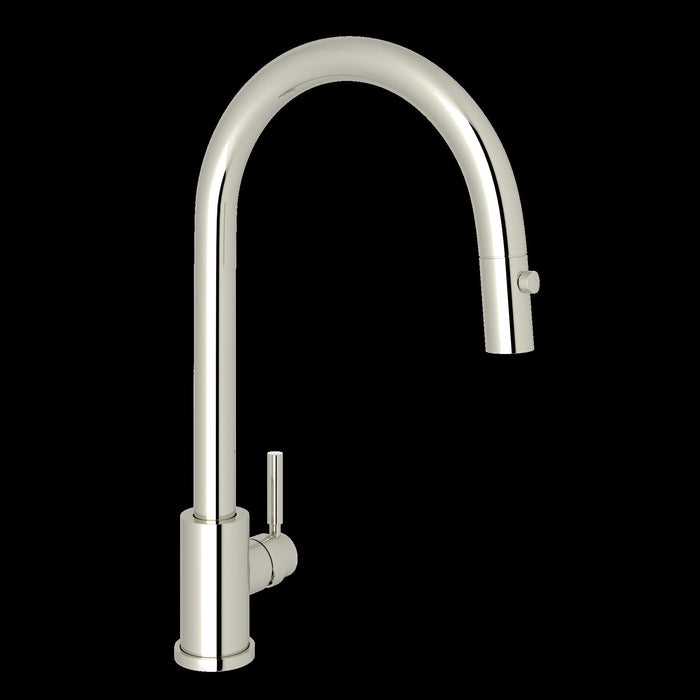 Perrin & Rowe U.4044 Holborn Pull-Down Kitchen Faucet with C-Spout