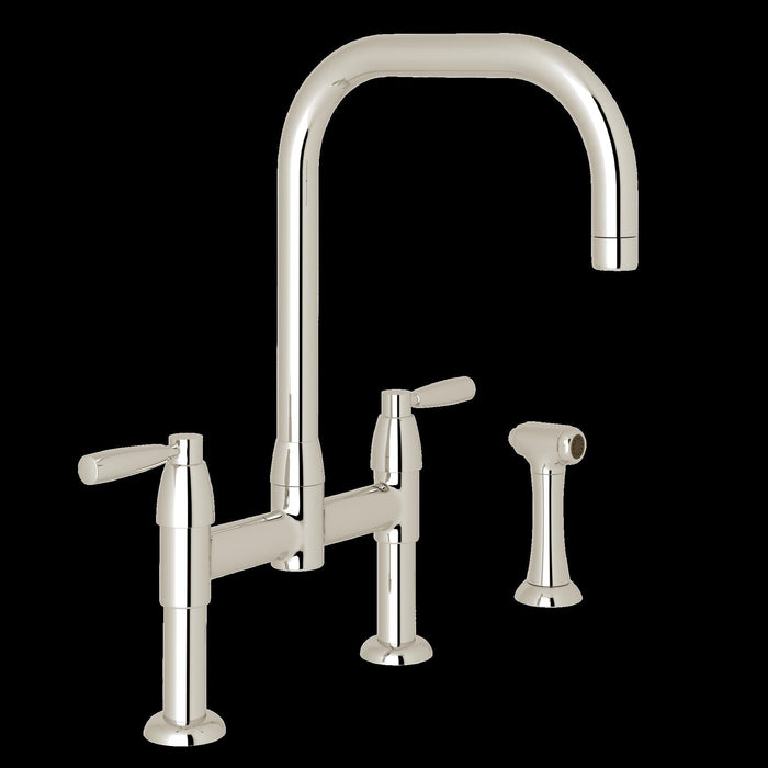 Perrin & Rowe U.4279 Holborn Bridge Kitchen Faucet with U-Spout and Side Spray