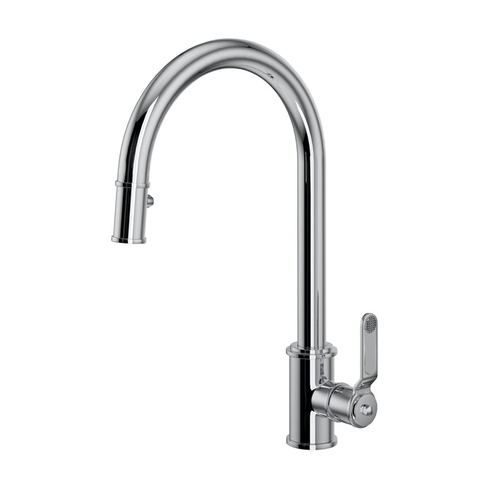 Perrin & Rowe U.4544 Armstrong Pull-Down Kitchen Faucet with C-Spout