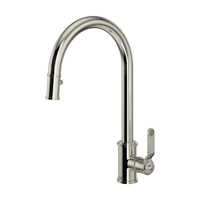 Perrin & Rowe U.4544 Armstrong Pull-Down Kitchen Faucet with C-Spout