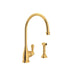 Perrin & Rowe U.4702 Georgian Era Kitchen Faucet With Side Spray