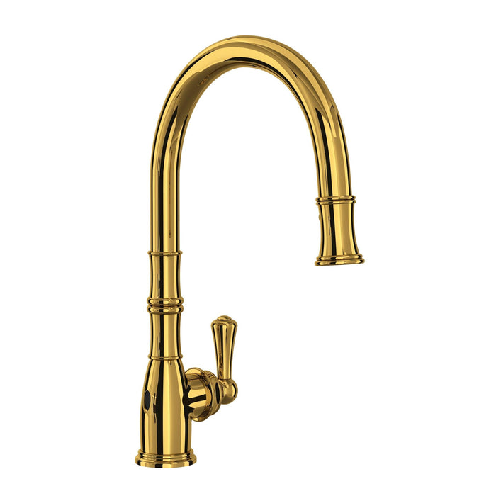 Perrin & Rowe U.4734 Georgian Era Pull-Down Touchless Kitchen Faucet