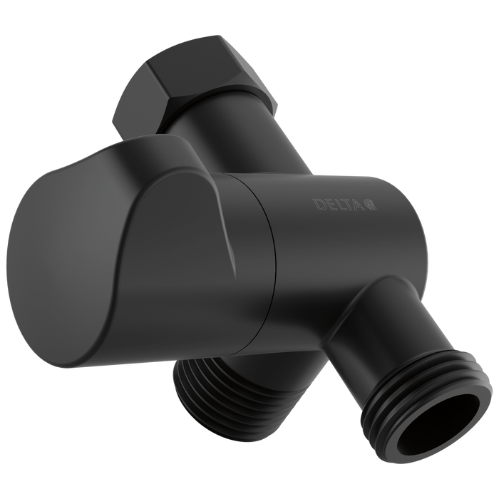 Delta Universal Showering Components U4924 3-Way Shower Arm Diverter - Matte Black