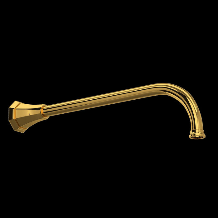 Perrin & Rowe U.5184 15" Reach Wall Mount Shower Arm With Octagonal Escutcheon