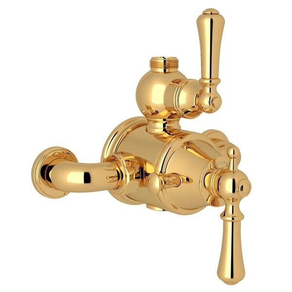 Perrin & Rowe U.5751 Georgian Era 3/4" Exposed Therm Valve With Volume And Temperature Control