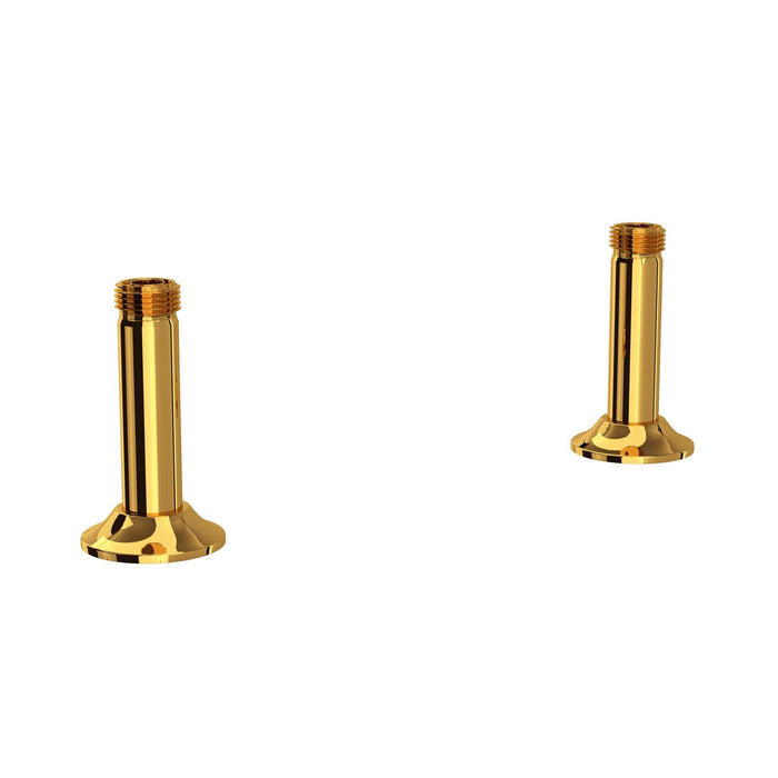Perrin & Rowe U.6794 Georgian Era Bridge Faucet Straight Deck Unions