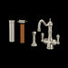 Perrin & Rowe U.KIT1570 Edwardian Two Handle Filter Kitchen Faucet Kit With Side Spray