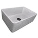 Shaws UM3018 30" Shaker Single Bowl Undermount Fireclay Kitchen Sink