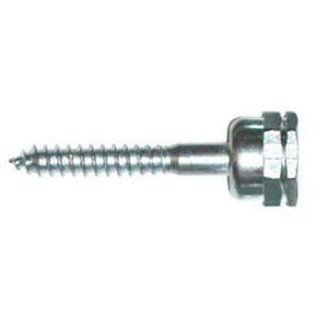 Wal-rich Corporation 2440002 1/4" x 2" Straight Sammy Screw for Wood used with 3/8" Threaded Rod