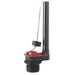 Fluidmaster PRO57 Flush Valve, ABS Plastic Body, Black