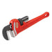 RIDGID 31015 Pipe Wrench, 12 in OAL, 2 in Jaw, Serrated Jaw, I-Beam Handle, Steel Jaw