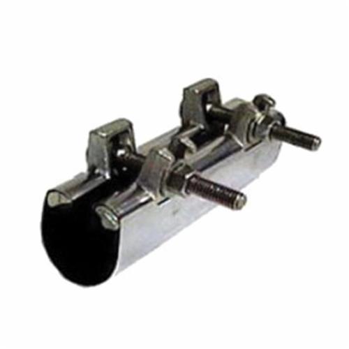 Wal-rich Corporation 2206208 1" x 6" Stainless Steel Wrap Around Pipe Repair Clamp w/ (2) Bolts