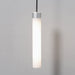 Uplift 6-1/2" x 16-3/4" pendant in anodized aluminum with night light