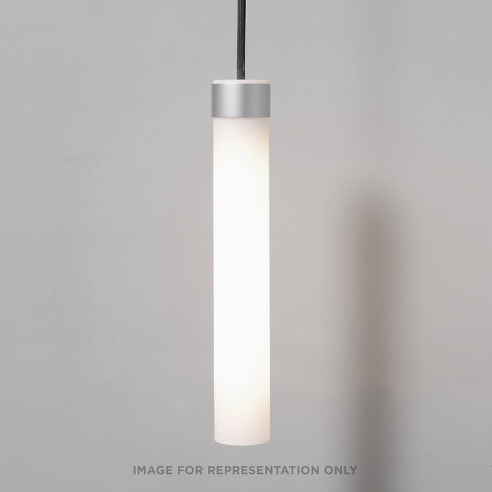 Uplift 6-1/2" x 16-3/4" pendant in polished nickel with night light
