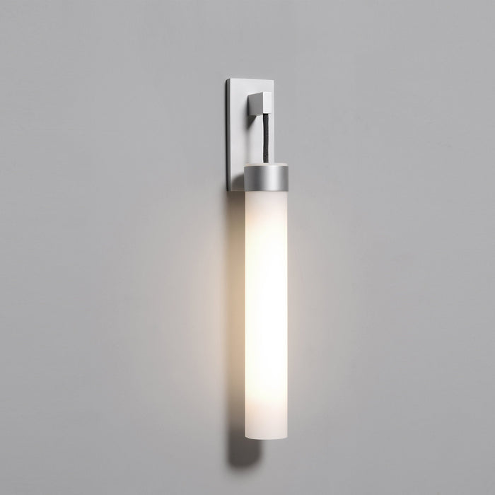 Uplift 3" x 22" x 4" sconce in anodized aluminum with night light
