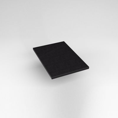 Robern TE13G90 Engineered Stone Top Quartz Stone Vanity Top, 13" x 3/4" x 19", Dry Top - top view