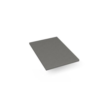 Robern TE13G90 Engineered Stone Top Quartz Stone Vanity Top, 13" x 3/4" x 19", Dry Top - top view