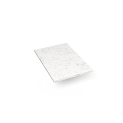 Robern TE13G90 Engineered Stone Top Quartz Stone Vanity Top, 13" x 3/4" x 19", Dry Top - top view