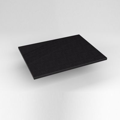 Robern TE25G90 Engineered Stone Top Quartz Stone Vanity Top, 25" x 3/4" x 19", Dry Top - top view