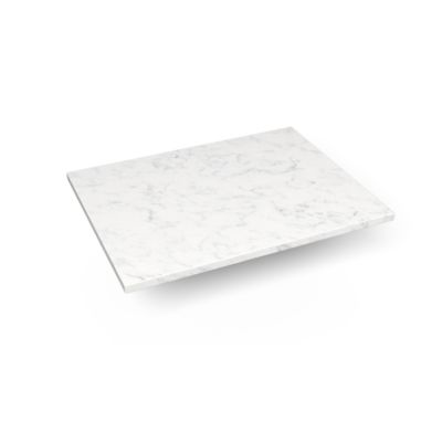 Robern TE25G90 Engineered Stone Top Quartz Stone Vanity Top, 25" x 3/4" x 19", Dry Top - top view