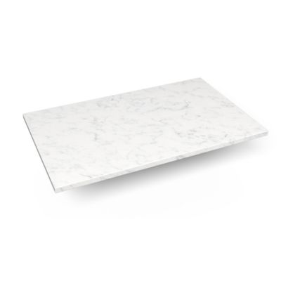Robern TE31G90 Engineered Stone Top Quartz Stone Vanity Top, 31" x 3/4" x 19", Dry Top - top view