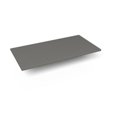 Robern TE37G90 Engineered Stone Top Quartz Stone Vanity Top, 37" x 3/4" x 19", Dry Top - top view