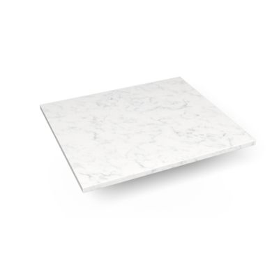 Robern TF25G90 Engineered Stone Top Quartz Stone Vanity Top, 25" x 3/4" x 22", Dry Top - top view