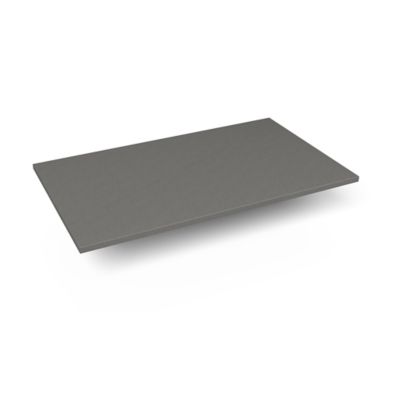 Robern TF37G90 Engineered Stone Top Quartz Stone Vanity Top, 37" x 3/4" x 22", Dry Top - top view