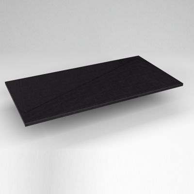 Robern TF43G90 Engineered Stone Top Quartz Stone Vanity Top, 43" x 3/4" x 22", Dry Top - top view