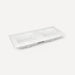 Robern TF49UDO90 Engineered Stone Top Quartz Stone Vanity Top, 49" x 3/4" x 22", Double Undercounter Sink, Single Hole -...