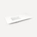 Robern TF49ULO90 Engineered Stone Top Quartz Stone Vanity Top, 49" x 3/4" x 22", Left Offset Undercounter Sink, Three...