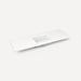 Robern TF61UCO90 Engineered Stone Top Quartz Stone Vanity Top, 61" x 3/4" x 22", Center Undercounter Sink, Single Hole -...
