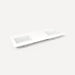 Robern TF61UDO90 Engineered Stone Top Quartz Stone Vanity Top, 61" x 3/4" x 22", Double Undercounter Sink, Single Hole -...