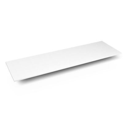 Robern TF73G90 Engineered Stone Top Quartz Stone Vanity Top, 73" x 3/4" x 22", Dry Top - top view