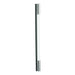 1.5 Series 1-1/2" x 30" x 2-1/8" M Series vertical lighting with dimmable light, glass shade and brushed nickel end caps