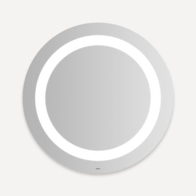 Robern YM0030 Vitality Lighted Mirror, 30" Round, Inset Light Pattern, Cool White (4000K), Dimmable, Defogger