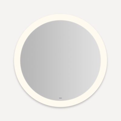 Robern YM0030 Vitality Lighted Mirror, 30" Round, Perimeter Light Pattern, Warm White (3000K), Dimmable, Defogger