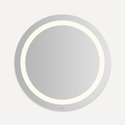 Robern YM0040 Vitality Lighted Mirror, 40" Round, Inset Light Pattern, Warm White (3000K), Dimmable, Defogger