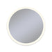Vitality 40" diameter x 1-3/4" depth circle lighted mirror with perimeter light pattern, 2700 kelvin temperature (warm light), dimmable and defogger